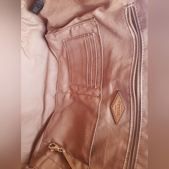 Y2K Fossil Rachel Coated Gray White with Black & White Polka Dots Tote!!! - Picture 13 of 16